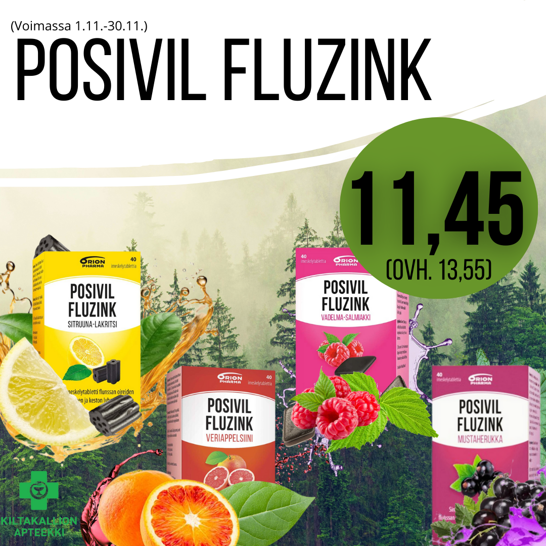 Posivil Fluzink imeskelytabletit