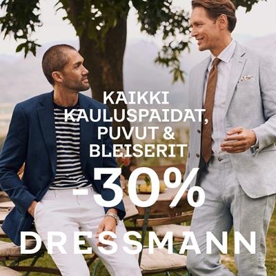 Kaikki puvut, bleiserit & kauluspaidat -30%