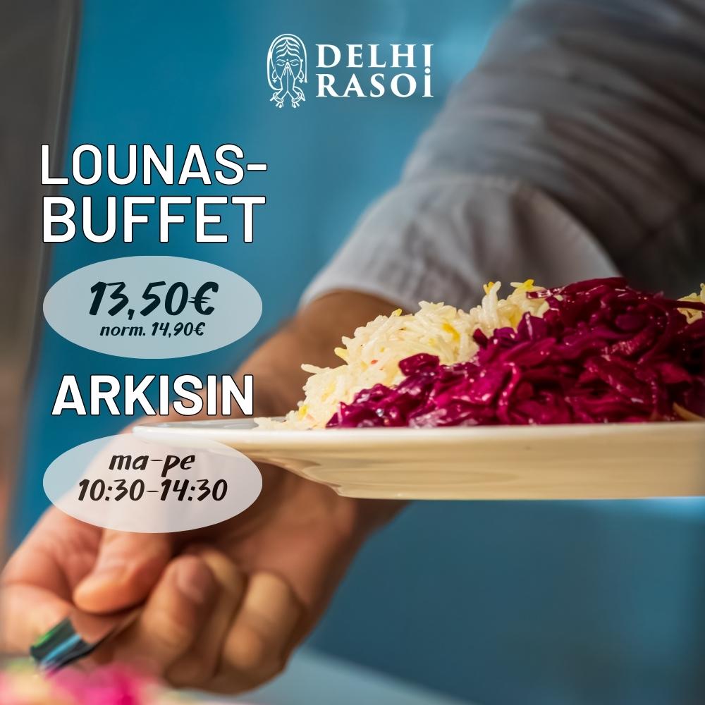 Lounasbuffet tarjous!