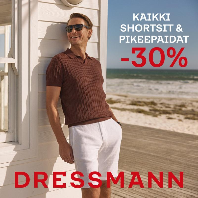 Kaikki shortsit & pikeepaidat -30%