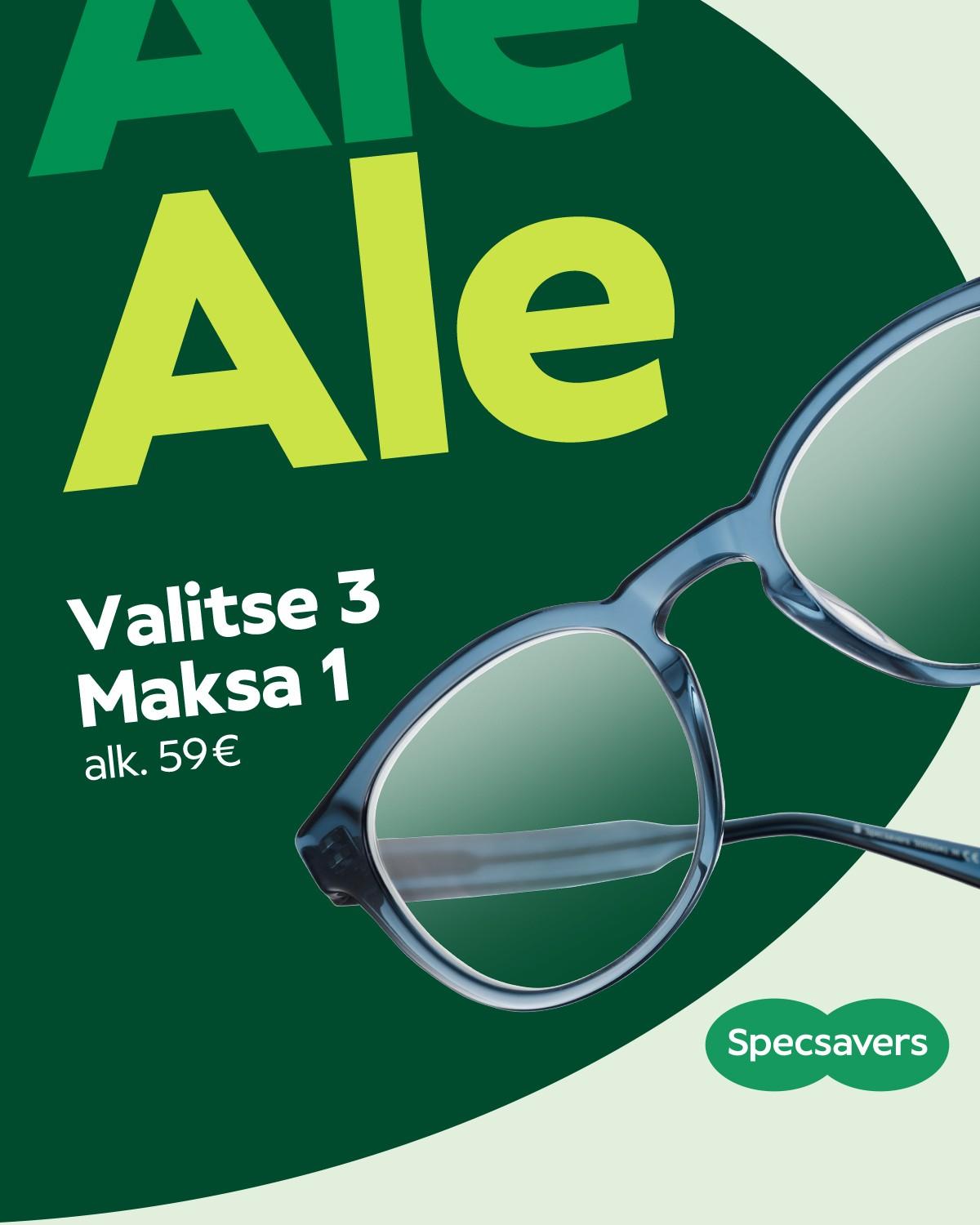 Specsaversilla on nyt ALE ☀️