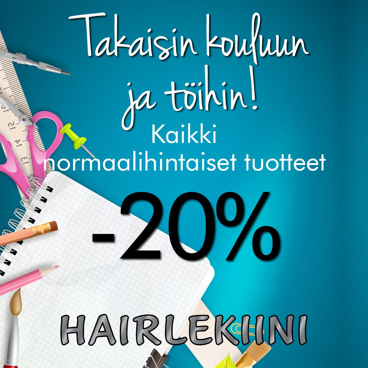 Back to school -20%