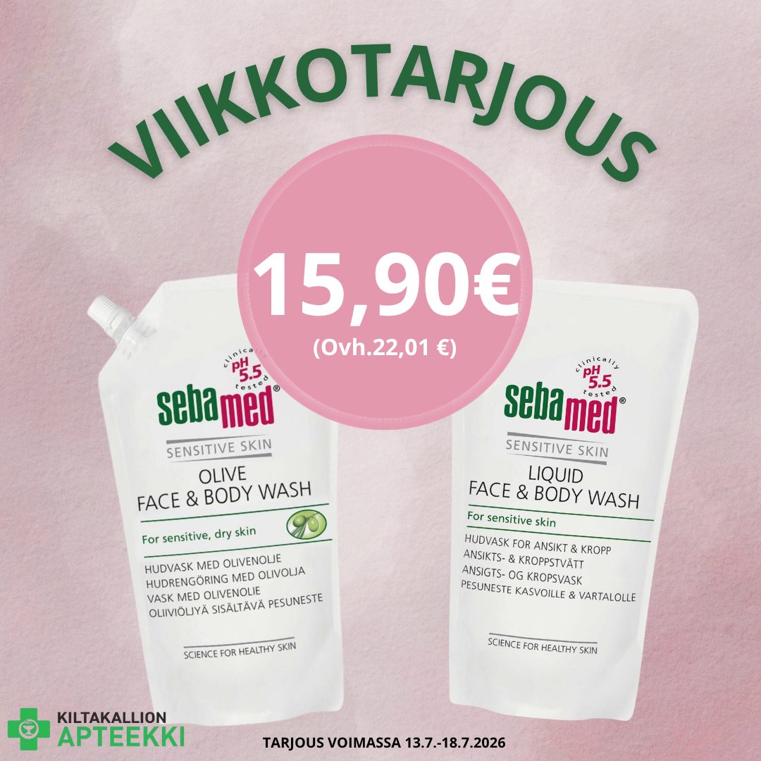 Sebamed Face&Body Wash pesuneste täyttöpussi 1000ml