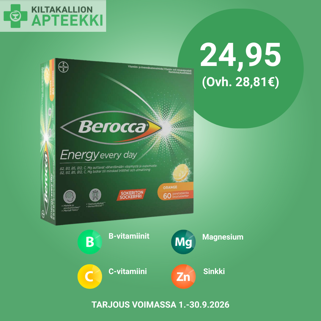 Berocca Energy Orange 60 poretabl