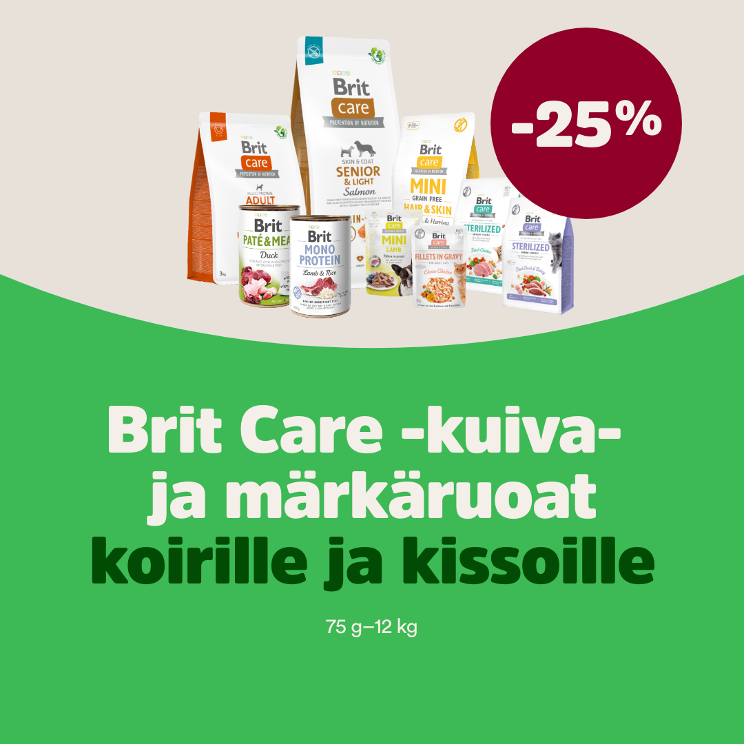 Brit Care kuiva- ja märkäruoat -20%